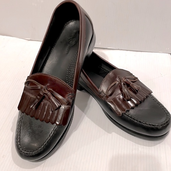 🌟Mens Duck Head Black / Brown Leather Tassel Loafer /Dress Shoe size 13 M - Picture 13 of 13